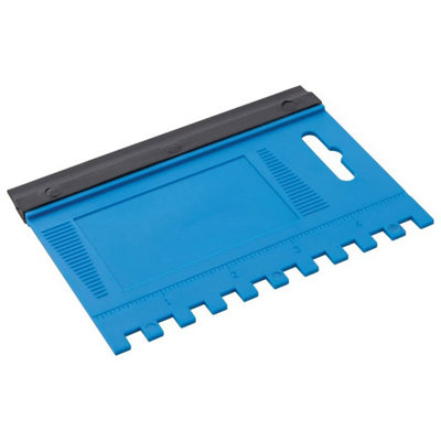 Silverline Flexible 380251 Blue Combination Adhesive Spreader Blade