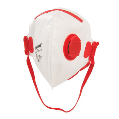 Silverline - Fold Flat Face Mask Valved FFP3 NR - FFP3 NR Single