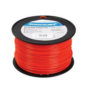 Silverline - Heavy Duty Trimmer Line - 2.4mm x 262m