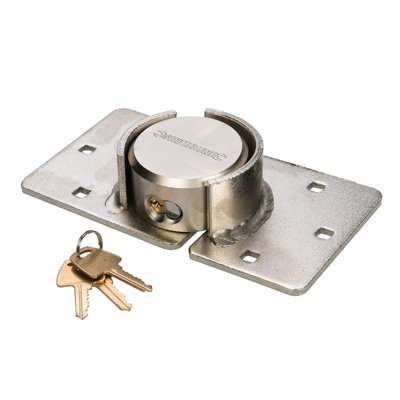 Silverline Heavy Duty Van Lock & Hasp - 73mm