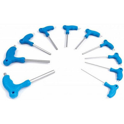 Silverline Hex Key T-Handle Set 323710 Hand Tools 10pce - 6