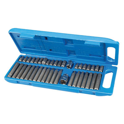 Silverline Hex, T20 - T55 & Spline Bit Set 881641 Power Tool Accessories 40pce