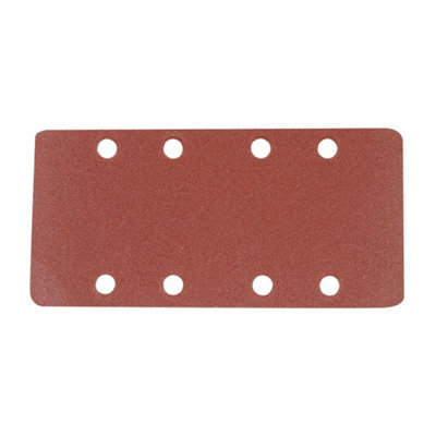 Silverline Hook & Loop 1/3 Sheets Punched 10pk - 120 Grit