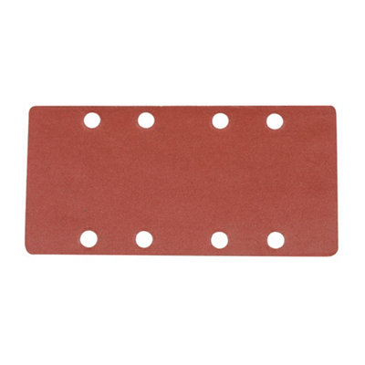 Silverline Hook & Loop 1/3 Sheets Punched 10pk - 240 Grit