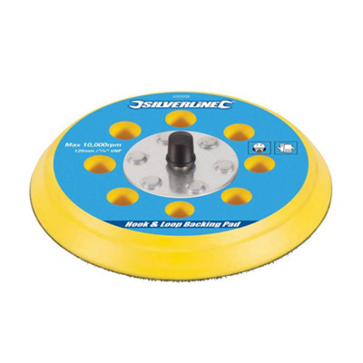 Silverline - Hook & Loop Backing Pad - 125mm / 5/16" UNF