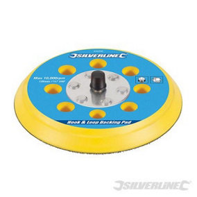 Silverline - Hook & Loop Backing Pad - 150mm / 5/16" UNF