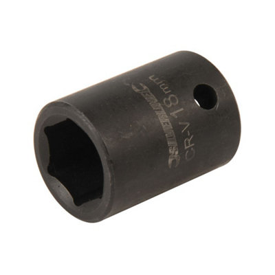 Silverline - Impact Socket 1/2" Drive 6pt Metric - 18mm