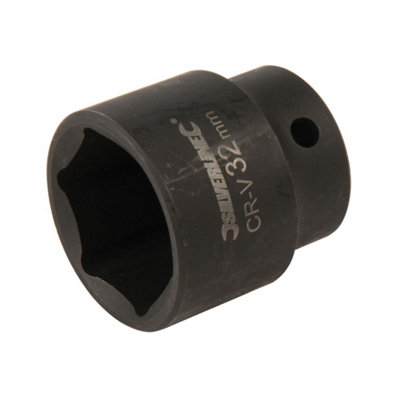 Silverline - Impact Socket 1/2" Drive 6pt Metric - 32mm