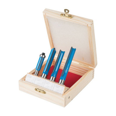Silverline - Kitchen Router Bit Set 4pce - 12 & 8mm