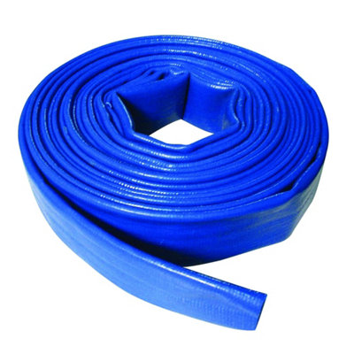 Silverline Lay Flat Hose - 10m x 50mm