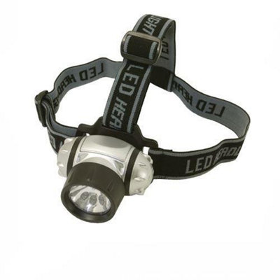 Silverline LED Krypton Head Light - 6 LED