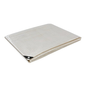Silverline - Leno Tarpaulin - Cut 3 x 4m / Actual 2.85 x 3.9m