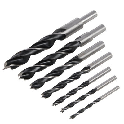 Silverline Lip & Spur Drill Bit Set 7pce - 4 - 16mm