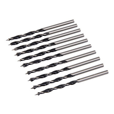 Silverline Lip & Spur Drill Bits - 3mm 10pk