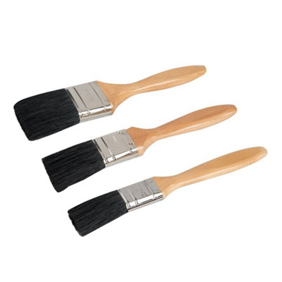 Silverline Mixed Bristle Brush Set - 3pce