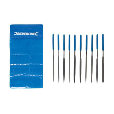 Silverline Needle File Set 10Pce