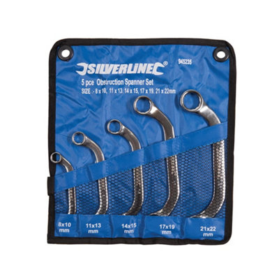 Silverline Obstruction Spanner Set 5Pce