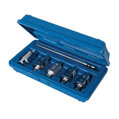 Silverline Oil Drain Plug Key Set 6pce - 6pce