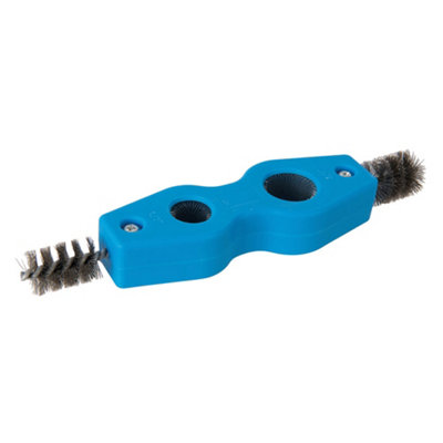 Silverline Deburring Tool – Hex Aluminum Handle, 360° Rotating M2 HSS Blade, For Steel, Copper, Brass & Plastic Pipes