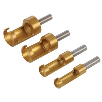 Silverline Plug Cutter (Pack of 4) Bronze (One Size)