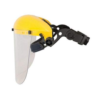 Silverline - Polycarbonate Face Shield - Flip-Up