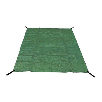 Silverline Polyethylene Groundsheet Green (2m x 2m)