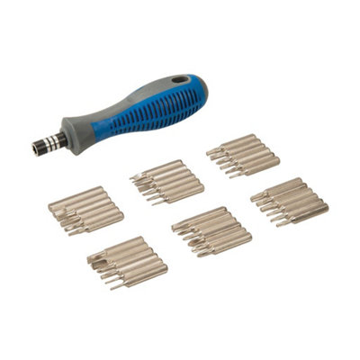 Silverline Precision Screwdriver Bit Set 37pce - 37pce