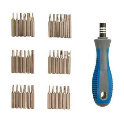 Silverline Precision Screwdriver Bit Set 37pce - 37pce