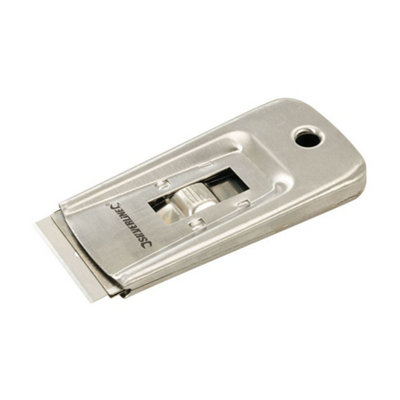 Silverline - Retractable Steel Window Scraper - 100mm