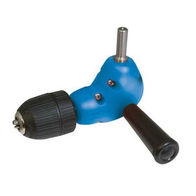 Silverline Right Angle Keyless Chuck 10mm DIY at B Q