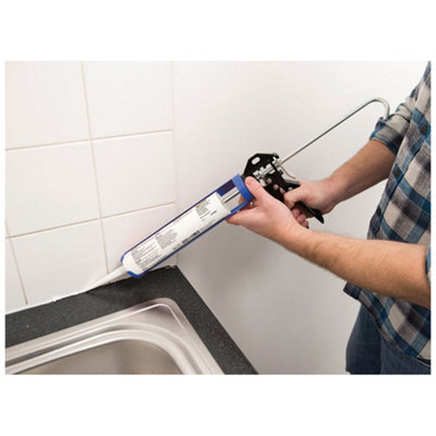 Silverline Rotating Caulking Gun - 300ml - 3