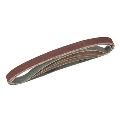 Silverline - Sanding Belts 13 x 457mm 5pce - 40, 60, 2 x 80, 120G