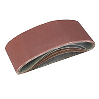 Silverline - Sanding Belts 75 x 457mm 5pce - 40, 60, 2 x 80, 120G