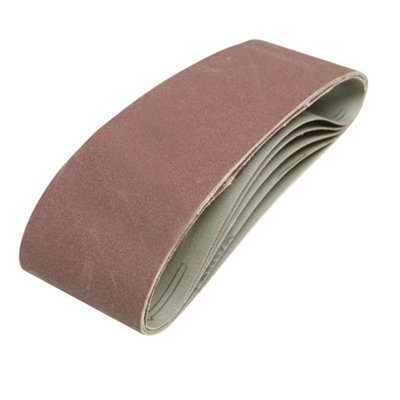 Silverline - Sanding Belts 75 x 533mm 5pk - 40 Grit