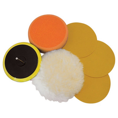 Silverline - Sanding & Polishing Kit 6pce - 125mm
