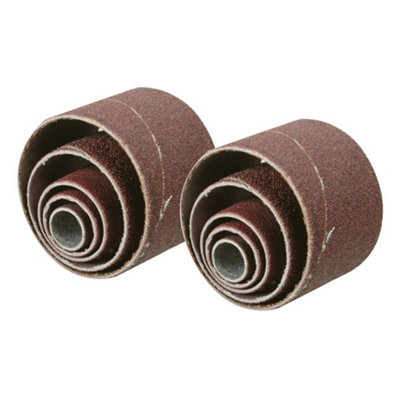 Silverline Sanding Sleeves 10pce - 80 Grit