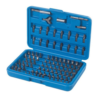 Silverline Screwdriver Bit Set (Pack of 100) Silver (One Size)