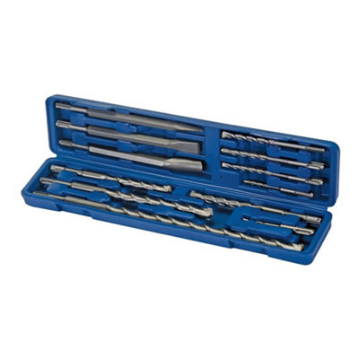 Silverline - SDS Plus Masonry Drill & Steel Set 12pce - 12pce