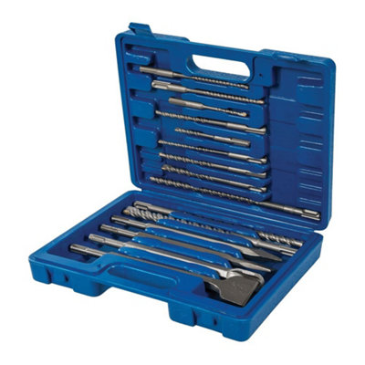 Silverline - SDS Plus Masonry Drill & Steel Set 15pce - 15pce