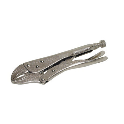 Silverline Self Locking Pliers - 220mm Curved