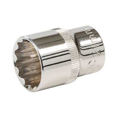 Silverline - Socket 1/2" Drive 12pt Metric - 21mm