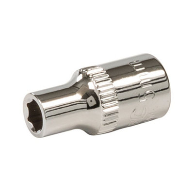 Silverline - Socket 1/4" Drive 6pt Metric - 5mm