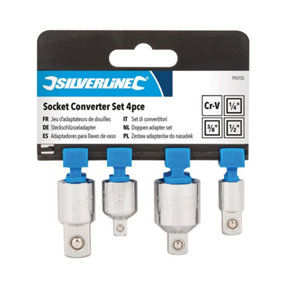 Silverline - Socket Converter Set 4pce - 4pce