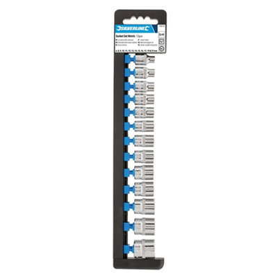 Silverline - Socket Set 3/8" Drive 6pt Metric 13pce - 6 - 21mm