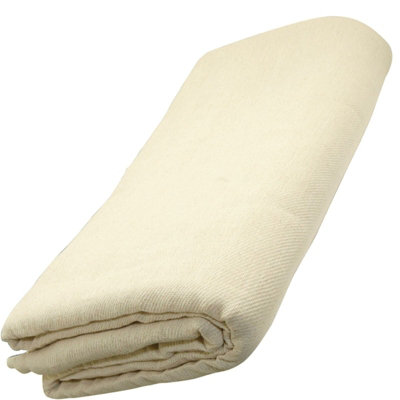 Silverline Spillproof Dust Sheet Cotton Twill With Poly Backing 12ft x 9ft - 3