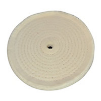 Silverline - Spiral-Stitched Cotton Buffing Wheel - 150mm