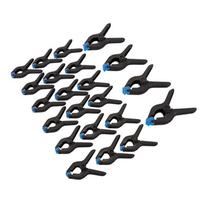 Silverline Spring Clamp Set 22pce - 25 & 19mm