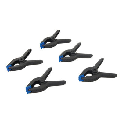 Silverline - Spring Clamps 5pk - 65mm Length / 30mm Jaw