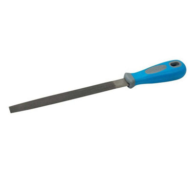 Silverline Steel Half Round File Blue/Grey (One Size)