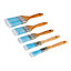 Silverline Synthetic Brush Set 5pce 282408 Paint Brushes 19, 25, 40, 50 and 75mm